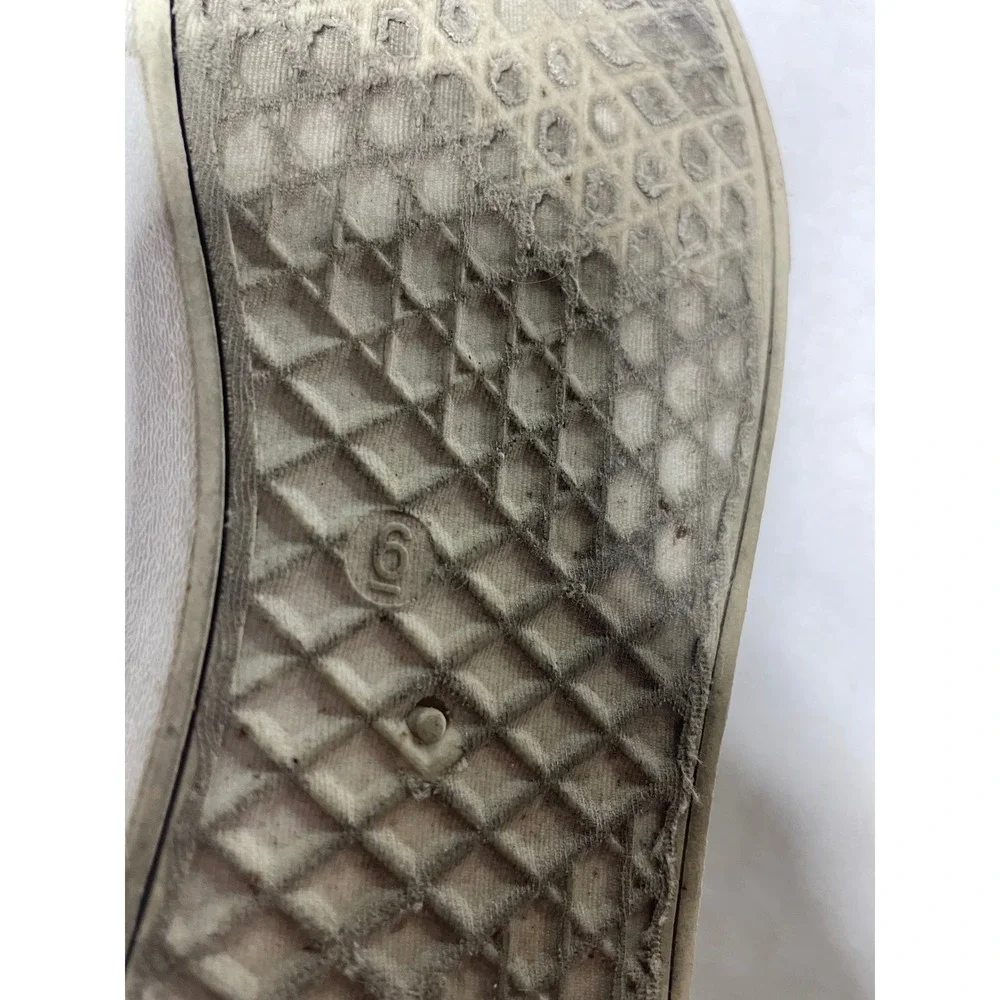 Maurices Womens‎ Blue White Patchwork Striped Slip On Sneakers Shoes Size 9
